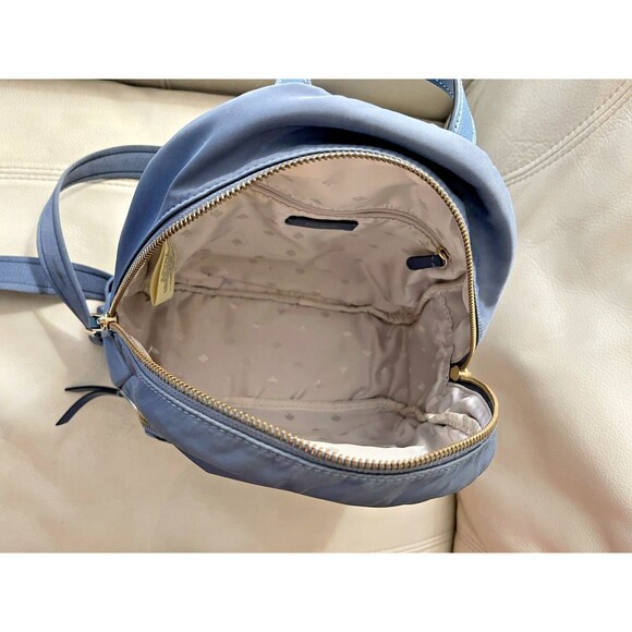 Kate Spade New York Backpack Womens Size Medium Nylon Zip Baby Blue - Picture 8 of 16